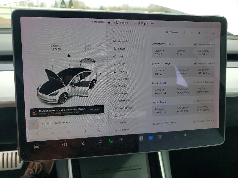 2018 Tesla Model 3 მანქანა იყიდება აუქციონზე, vin: 5YJ3E1EB7JF074484, აუქციონის ნომერი: 45542826