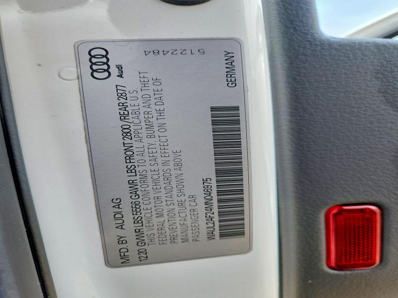 Продажа на аукционе авто 2021 Audi A6, vin: WAUL2AF24MN046975, номер лота: 47293876