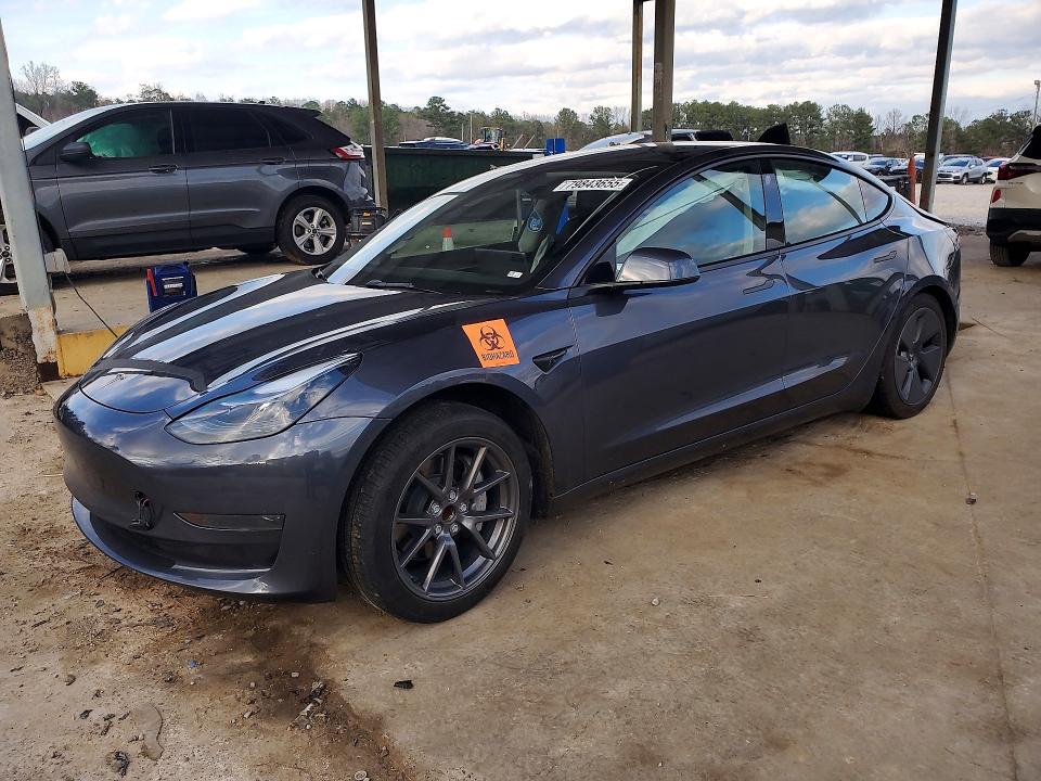 2023 Tesla Model 3 მანქანა იყიდება აუქციონზე, vin: 5YJ3E1EA7PF673949, აუქციონის ნომერი: 79843655