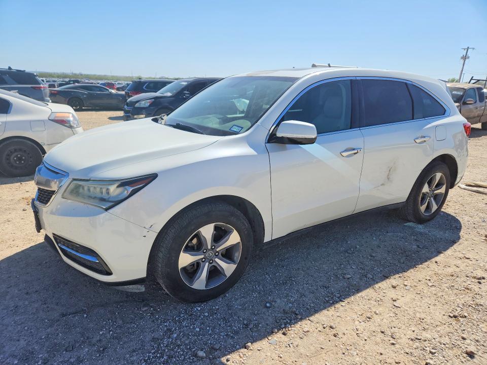 Продаж на аукціоні авто 2014 Acura Mdx, vin: 5FRYD4H22EB038860, номер лоту: 45885546