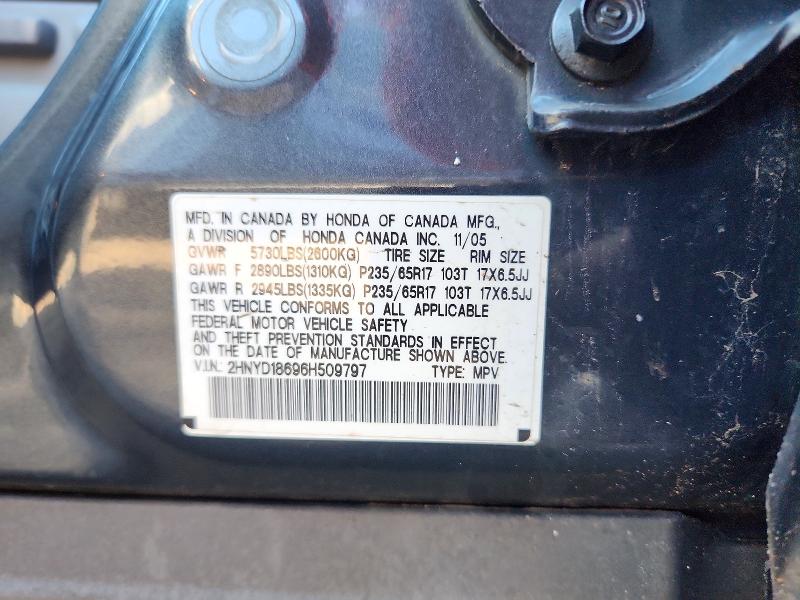 Продаж на аукціоні авто 2006 Acura Mdx, vin: 2HNYD18696H509797, номер лоту: 79935585