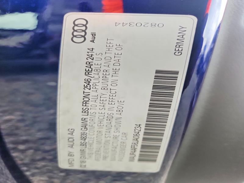 Aukcja sprzedaży 2018 Audi S5, vin: WAUP4AF58JA084234, numer aukcji: 46199976