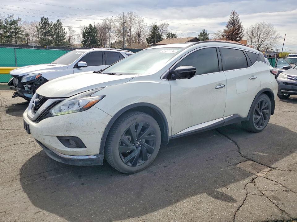 2017 Nissan Murano მანქანა იყიდება აუქციონზე, vin: 5N1AZ2MG1HN173050, აუქციონის ნომერი: 47401156