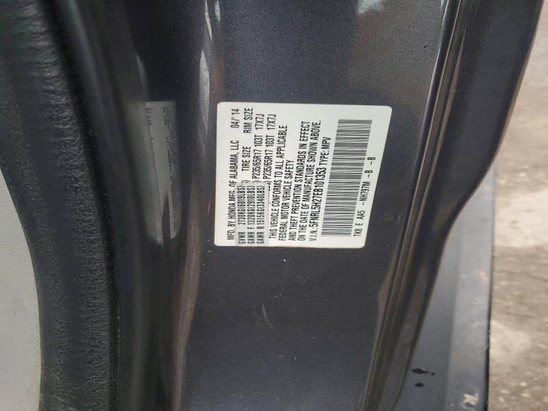 79341815 :رقم المزاد ، 5FNRL5H27EB101353 vin ، 2014 Honda Odyssey مزاد بيع