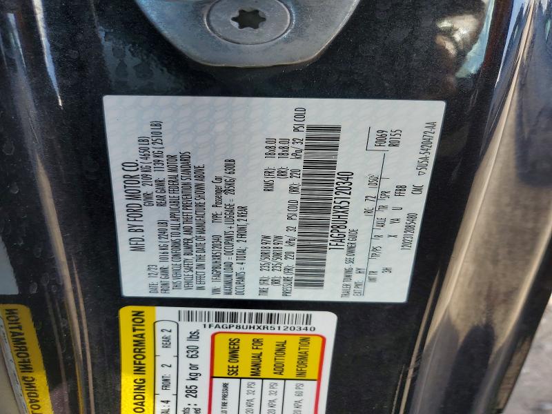 Продажа на аукционе авто 2024 Ford Mustang, vin: 1FAGP8UHXR5120340, номер лота: 48194386
