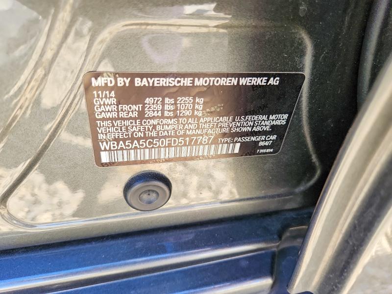 46661356 :رقم المزاد ، WBA5A5C50FD517787 vin ، 2015 Bmw 528 مزاد بيع
