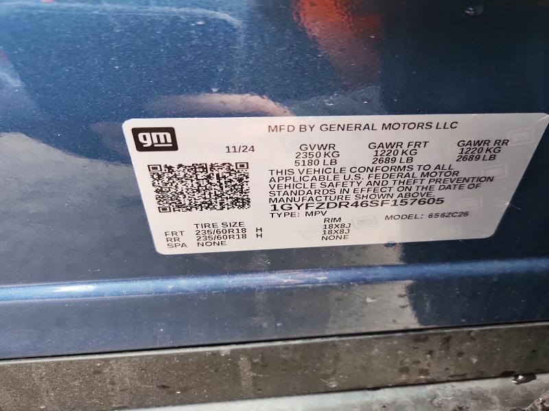 Продажа на аукционе авто 2025 Cadillac Xt4, vin: 1GYFZDR46SF157605, номер лота: 46121386
