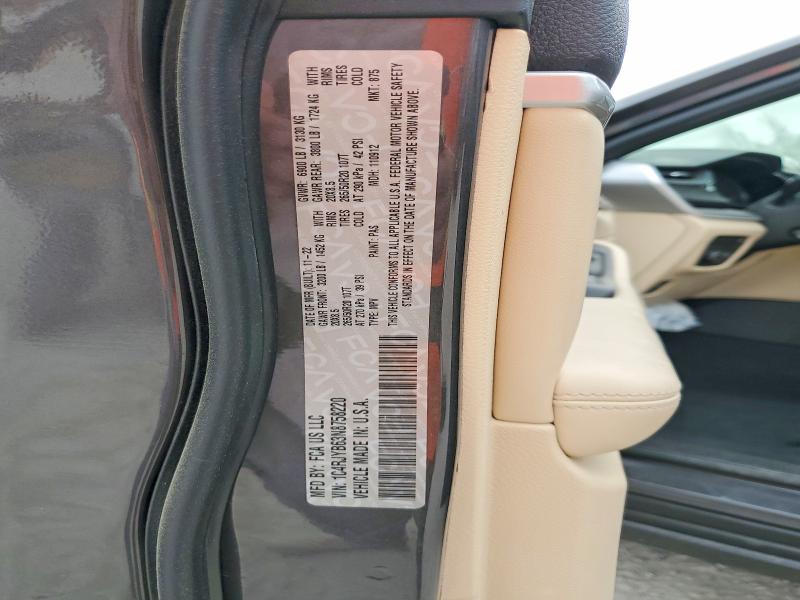 2022 Jeep Grand Cherokee მანქანა იყიდება აუქციონზე, vin: 1C4RJYB63N8758220, აუქციონის ნომერი: 47813516