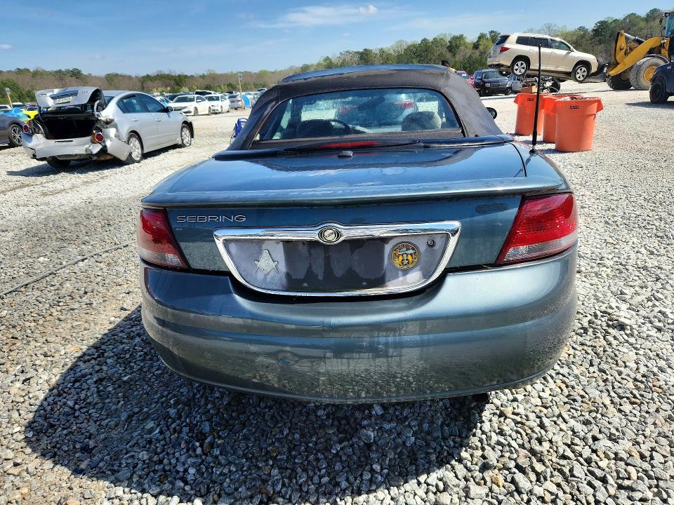 2006 Chrysler Sebring მანქანა იყიდება აუქციონზე, vin: 1C3EL75R76N135375, აუქციონის ნომერი: 45455776