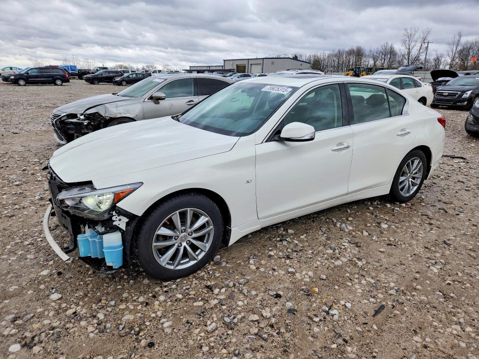 79925315 :رقم المزاد ، JN1BV7AR9EM700408 vin ، 2014 Infiniti Q50 مزاد بيع