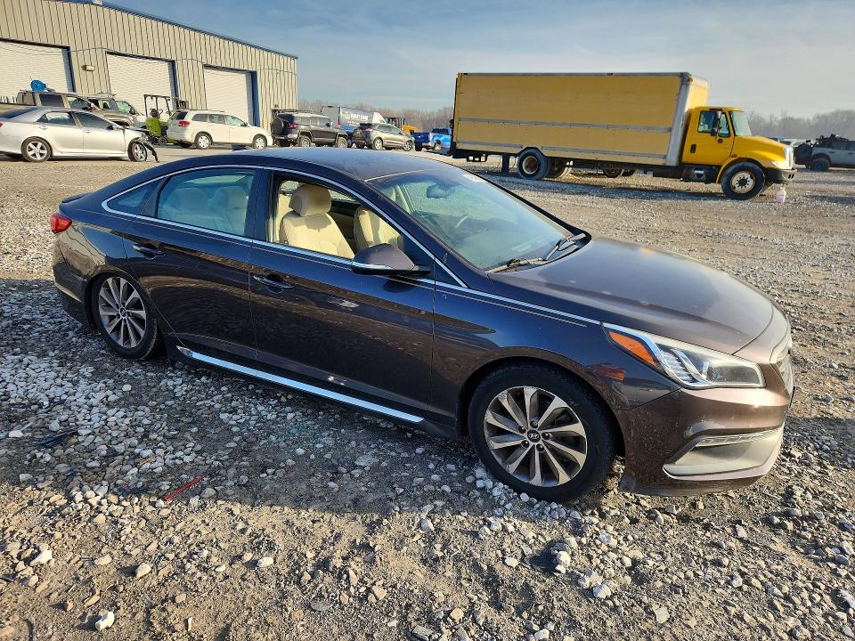 46608806 :رقم المزاد ، 5NPE34AF3FH109989 vin ، 2015 Hyundai Sonata مزاد بيع