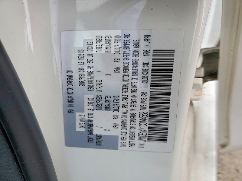 79586485 :رقم المزاد ، JM1DE1KY1C0144558 vin ، 2012 Mazda Mazda 2 مزاد بيع