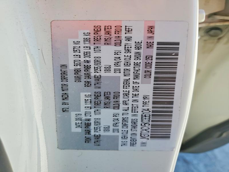 Aukcja sprzedaży 2019 Mazda Cx-9, vin: JM3TCACY5K0336104, numer aukcji: 79245455