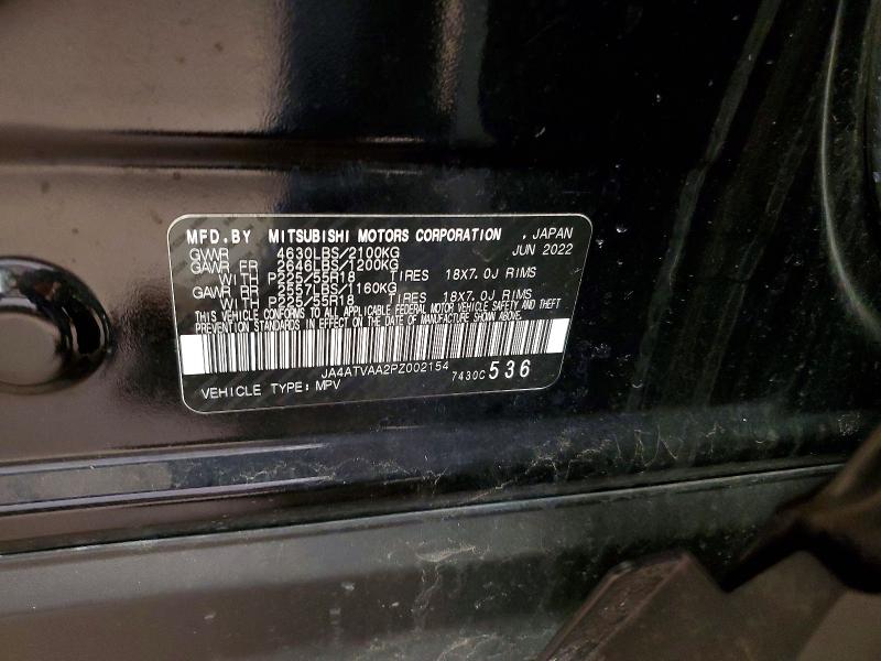 Auction sale of the 2023 Mitsubishi Eclipse Cross, vin: JA4ATVAA2PZ002154, lot number: 46674186