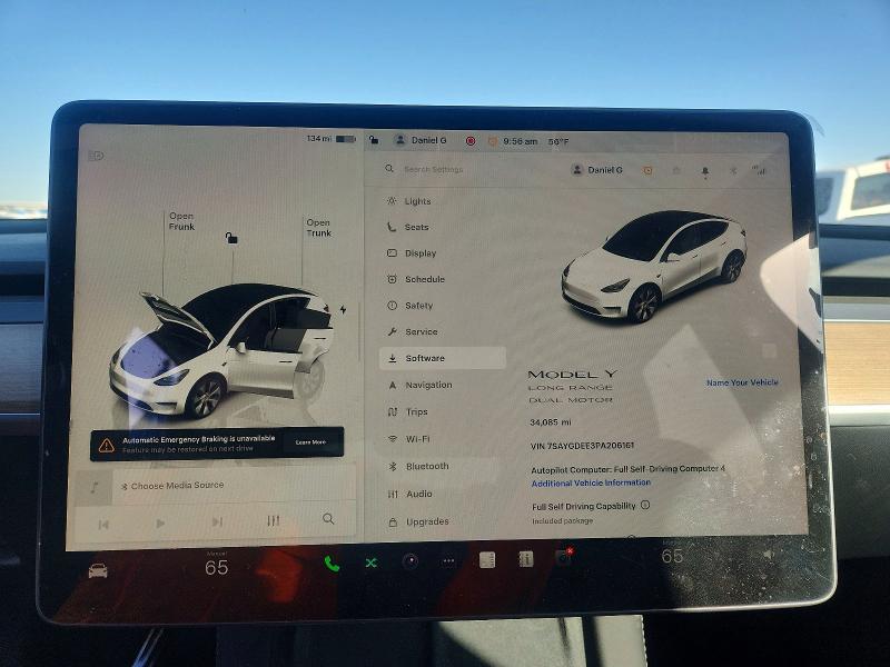 2023 Tesla Model Y მანქანა იყიდება აუქციონზე, vin: 7SAYGDEE3PA206161, აუქციონის ნომერი: 79296275