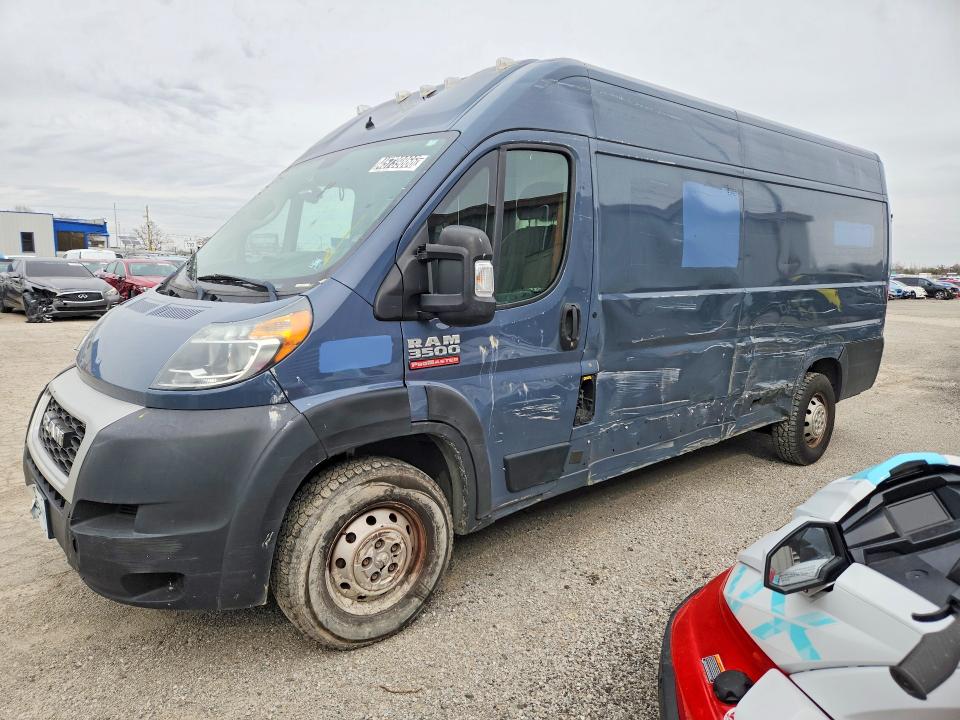 2020 Ram Promaster 3500 მანქანა იყიდება აუქციონზე, vin: 3C6URVJG9LE129177, აუქციონის ნომერი: 54877276