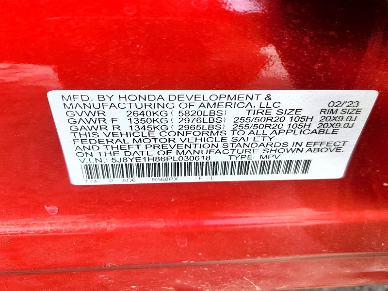 2023 Acura Mdx მანქანა იყიდება აუქციონზე, vin: 5J8YE1H86PL030618, აუქციონის ნომერი: 47439276
