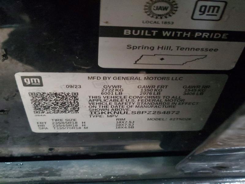 2023 Gmc Acadia მანქანა იყიდება აუქციონზე, vin: 1GKKNULS8PZ254872, აუქციონის ნომერი: 46626746