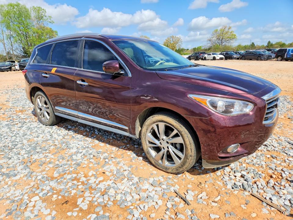 48223156 :رقم المزاد ، 5N1AL0MM7DC349522 vin ، 2013 Infiniti Jx35 مزاد بيع