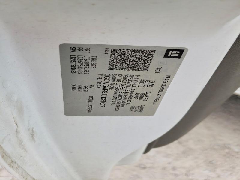 Aukcja sprzedaży 2018 Chevrolet Express 2, vin: 1GCWGAFG1J1339572, numer aukcji: 50595166