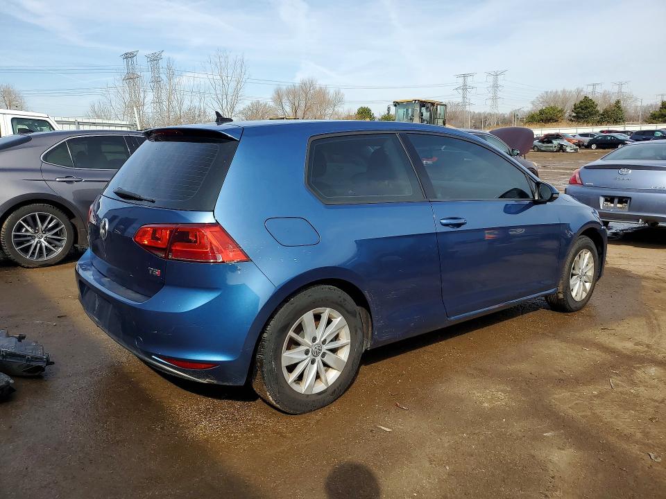 2016 Volkswagen Golf მანქანა იყიდება აუქციონზე, vin: 3VW817AU3GM005109, აუქციონის ნომერი: 46914496