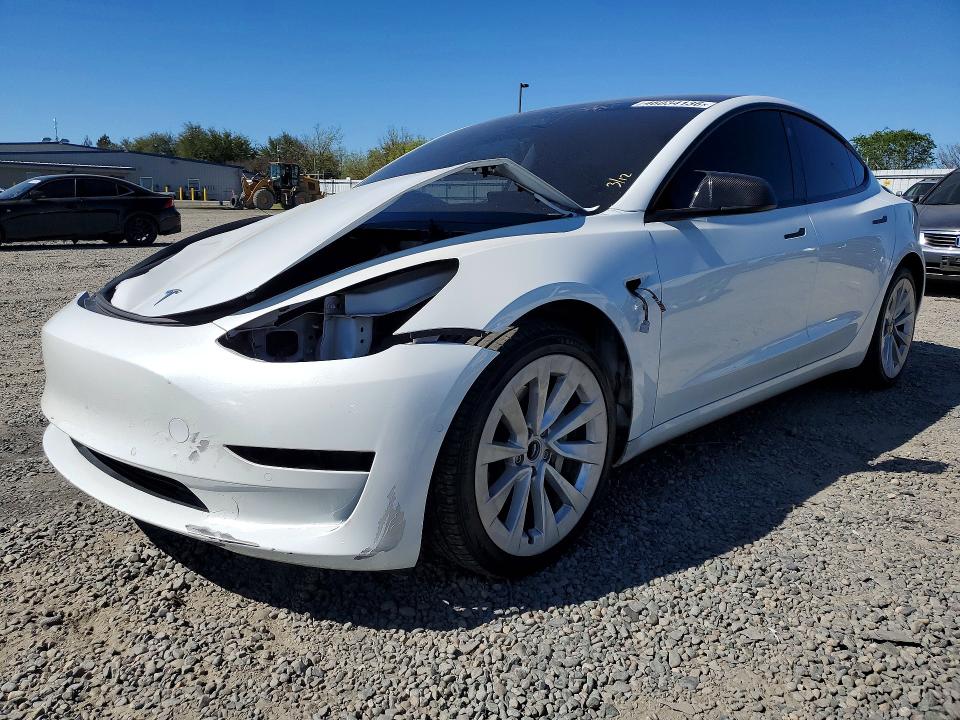 Auction sale of the 2021 Tesla Model 3, vin: 5YJ3E1EA6MF018029, lot number: 46034136