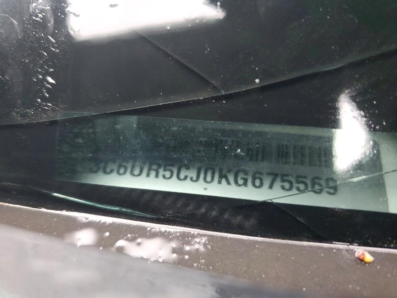 46011636 :رقم المزاد ، 3C6UR5CJ0KG675569 vin ، 2019 Ram 2500 مزاد بيع