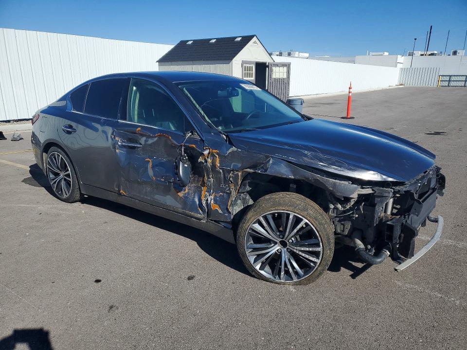 2018 Infiniti Q50 მანქანა იყიდება აუქციონზე, vin: JN1CV7AP0JM241332, აუქციონის ნომერი: 79305815