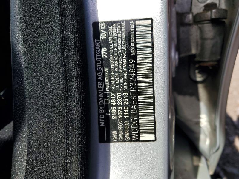 Продажа на аукционе авто 2014 Mercedes-benz C, vin: WDDGF8AB8ER324849, номер лота: 46997286