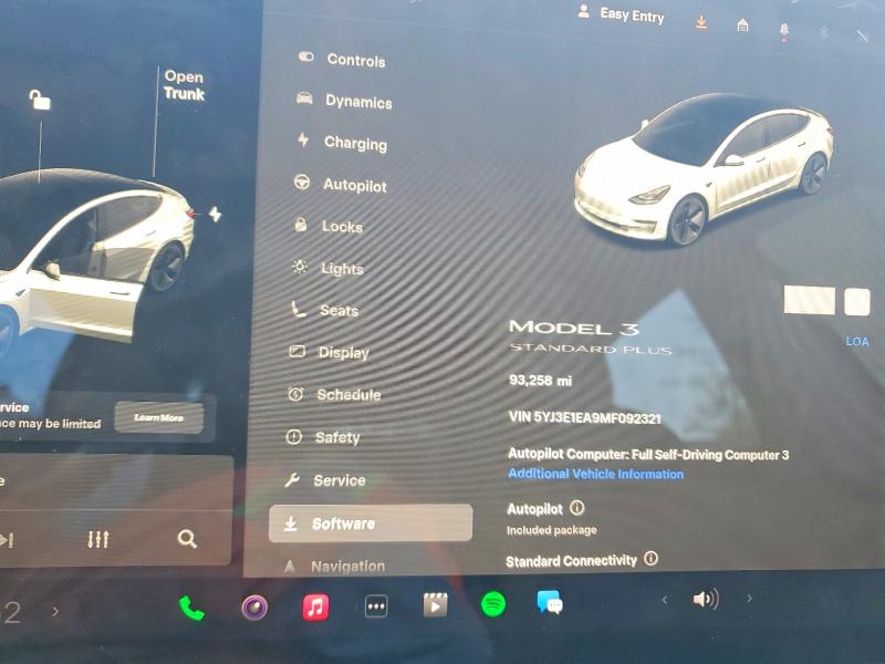 Продаж на аукціоні авто 2021 Tesla Model3, vin: 5YJ3E1EA9MF092321, номер лоту: 47899106