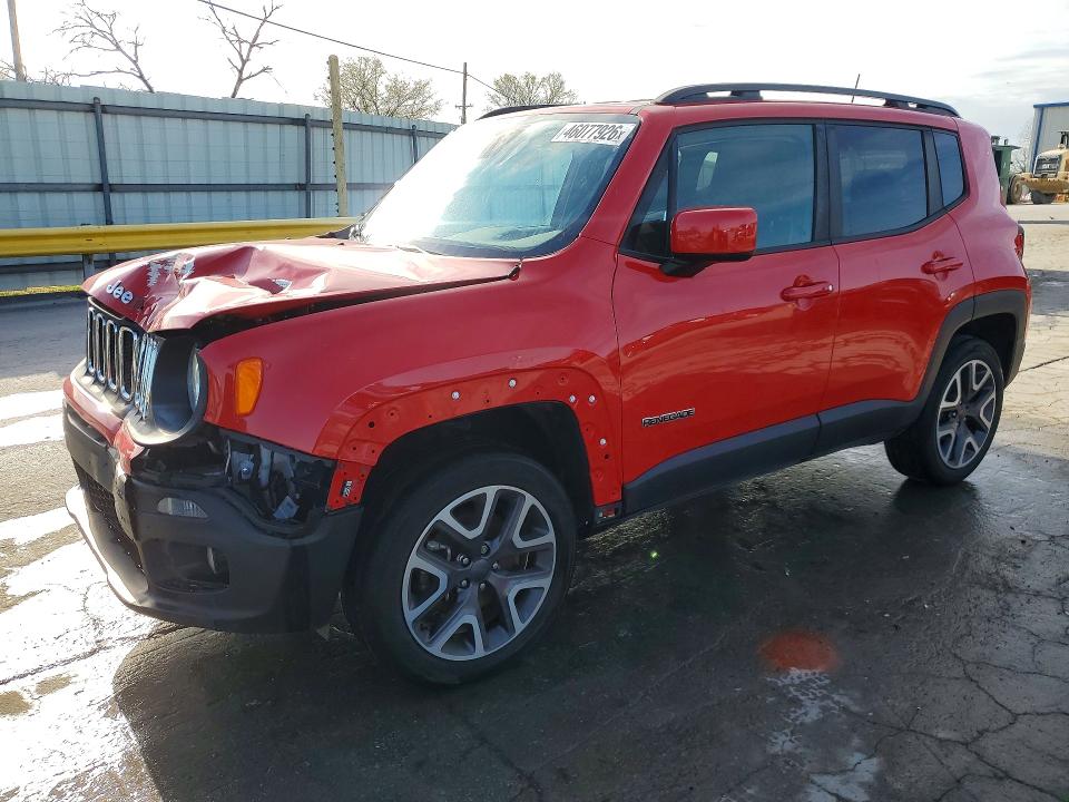 Продажа на аукционе авто 2018 Jeep Renegade, vin: ZACCJBBB0JPG75346, номер лота: 46077926