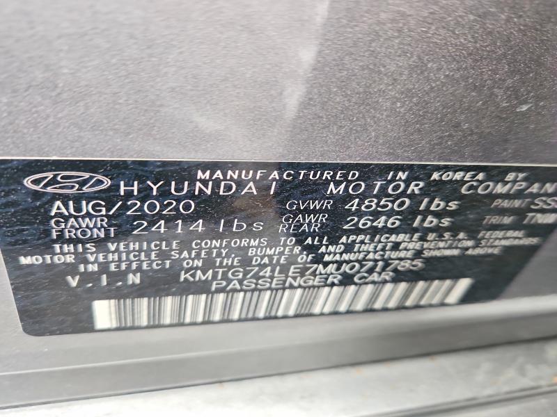 2021 Genesis G70 მანქანა იყიდება აუქციონზე, vin: KMTG74LE7MU071785, აუქციონის ნომერი: 46179226
