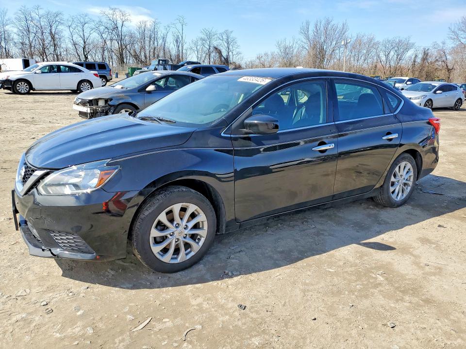 46333426 :رقم المزاد ، 3N1AB7AP9KY407569 vin ، 2019 Nissan Sentra مزاد بيع