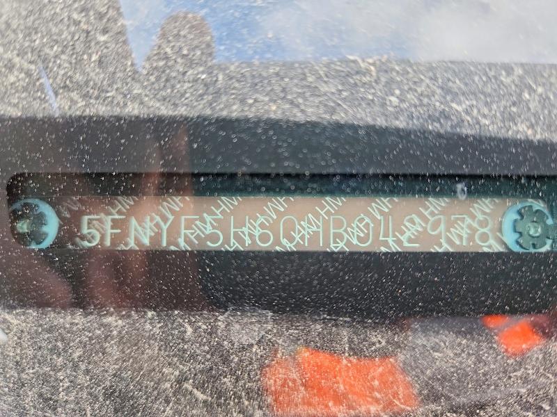 Aukcja sprzedaży 2017 Honda Pilot, vin: 5FNYF5H60HB042978, numer aukcji: 79541515