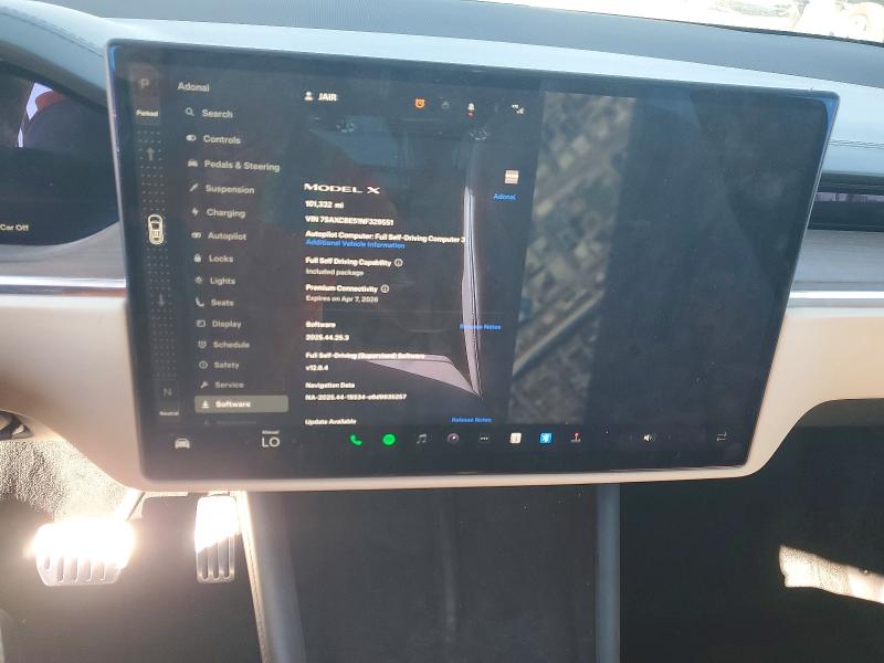 Aukcja sprzedaży 2022 Tesla Model X, vin: 7SAXCBE51NF329551, numer aukcji: 45516576