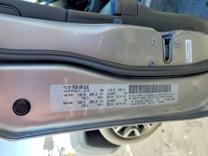 Aukcja sprzedaży 2020 Jeep Compass, vin: 3C4NJDDB7LT162933, numer aukcji: 47473556