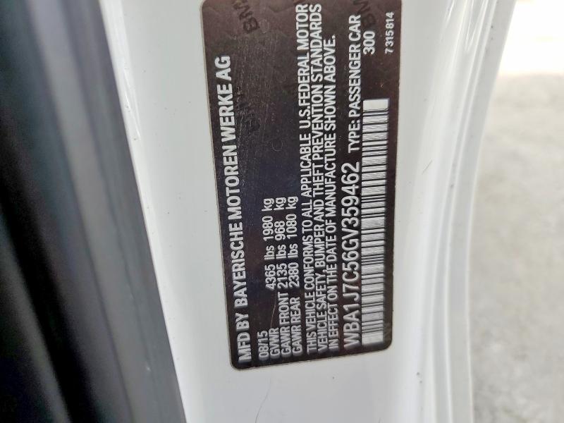 2016 Bmw M235i მანქანა იყიდება აუქციონზე, vin: WBA1J7C56GV359462, აუქციონის ნომერი: 79704535