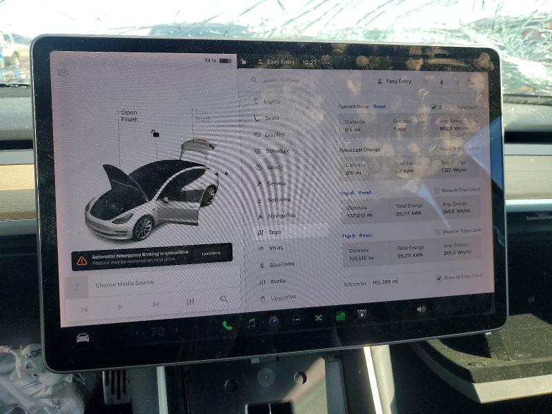 Продажа на аукционе авто 2018 Tesla Model 3, vin: 5YJ3E1EB8JF185884, номер лота: 46848876