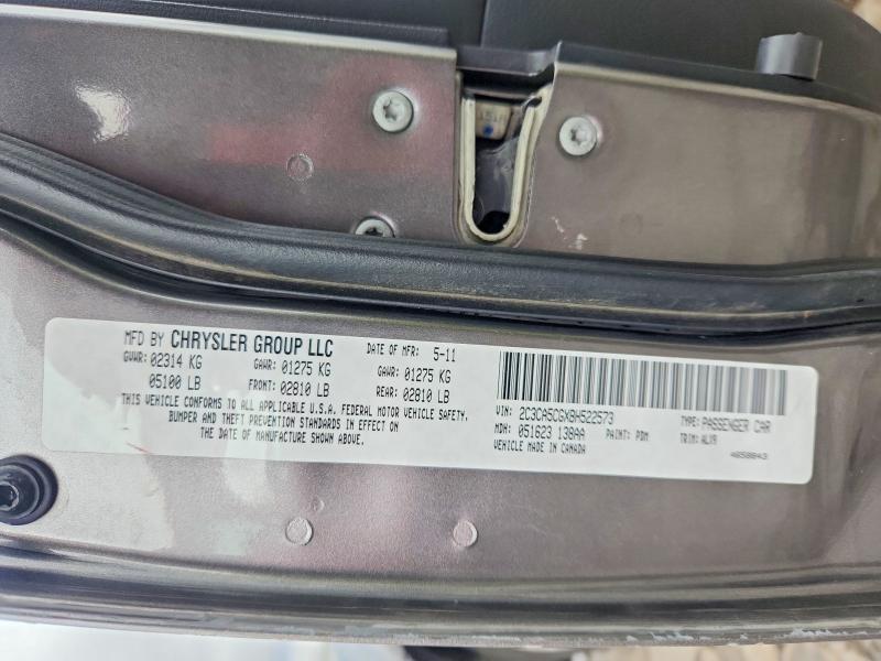 Продаж на аукціоні авто 2011 Chrysler 300, vin: 2C3CA5CGXBH522573, номер лоту: 79413465
