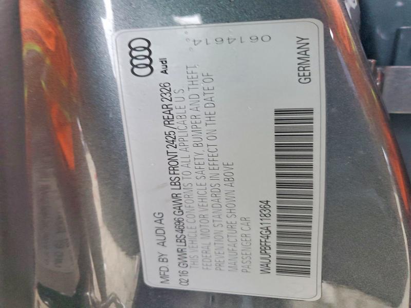 Продаж на аукціоні авто 2016 Audi A3, vin: WAUUPBFF4GA118364, номер лоту: 79130055
