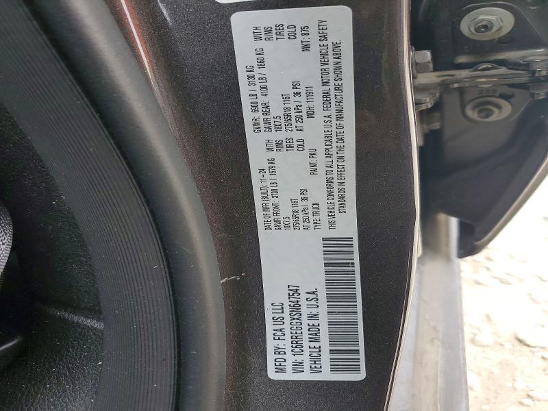 Продаж на аукціоні авто 2025 Ram 1500, vin: 1C6RREGGXSN647547, номер лоту: 79954595