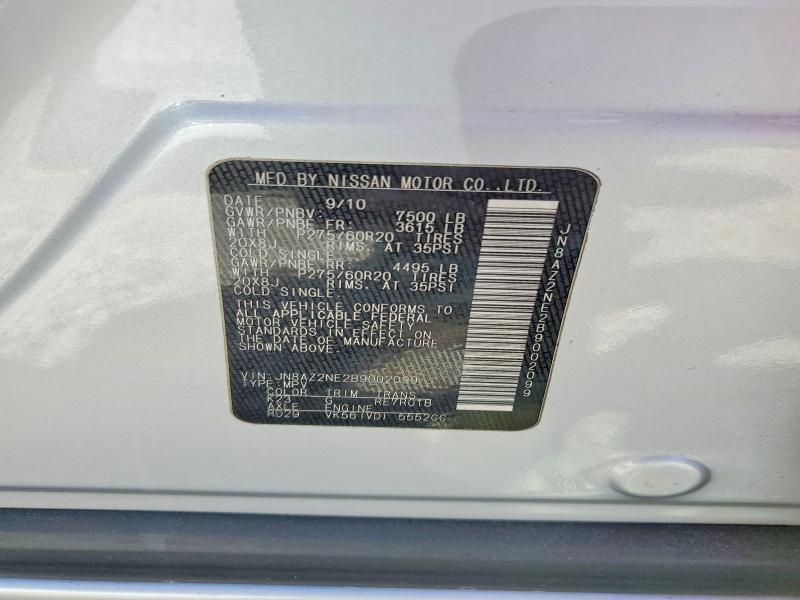Продажа на аукционе авто 2011 Infiniti Qx56, vin: JN8AZ2NE2B9002099, номер лота: 46128156