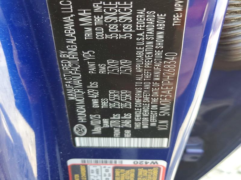 Продажа на аукционе авто 2023 Hyundai Tucson, vin: 5NMJF3AE1PH268340, номер лота: 48311596