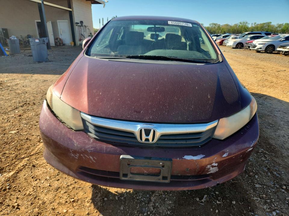 45605776 :رقم المزاد ، 19XFB2F52CE031457 vin ، 2012 Honda Civic مزاد بيع
