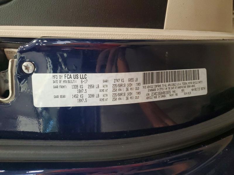 2017 Chrysler Pacifica მანქანა იყიდება აუქციონზე, vin: 2C4RC1BG0HR815976, აუქციონის ნომერი: 47459636