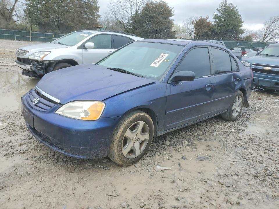 Aukcja sprzedaży 2003 Honda Civic, vin: 2HGES26743H538718, numer aukcji: 45475996