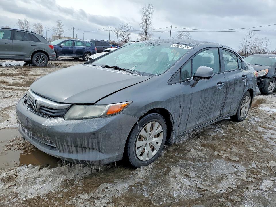 45614316 :رقم المزاد ، 2HGFB2F40CH121865 vin ، 2012 Honda Civic مزاد بيع