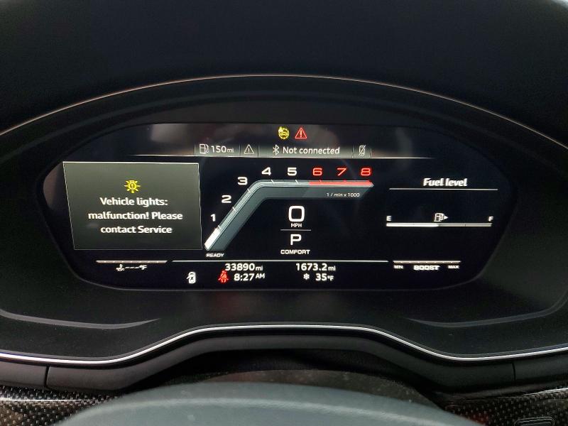 46272436 :رقم المزاد ، WAUC4CF56NA035050 vin ، 2022 Audi S5 مزاد بيع