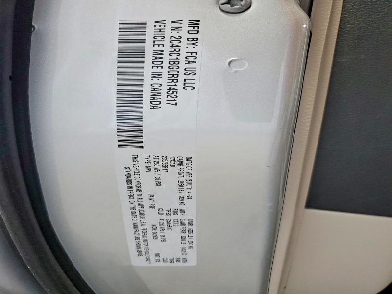47282546 :رقم المزاد ، 2C4RC1BG0RR145217 vin ، 2024 Chrysler Pacifica مزاد بيع