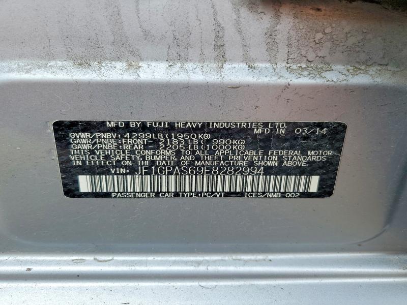 Продаж на аукціоні авто 2014 Subaru Impreza, vin: JF1GPAS69E8282994, номер лоту: 48408486